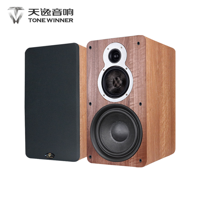 童笛C8 高保真发烧三分频无源Hi-Fi书架箱